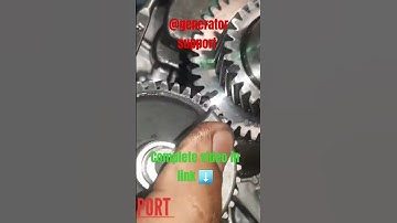 small engine timing/portable generator