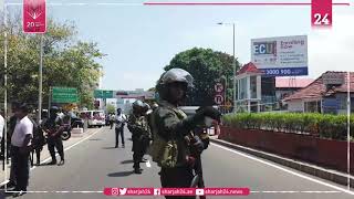 Sri Lanka Police Carry Out Controlled Explosion Of Motorbike