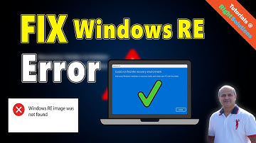 Fix The Windows RE Image Was Not Found Error | How to Rebuild Recovery Partition