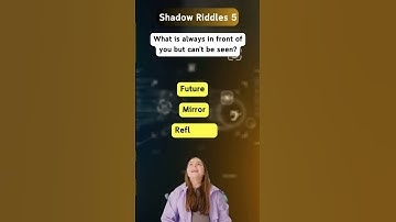 What is always in front of you but can’t be seen?| Riddle Challenge