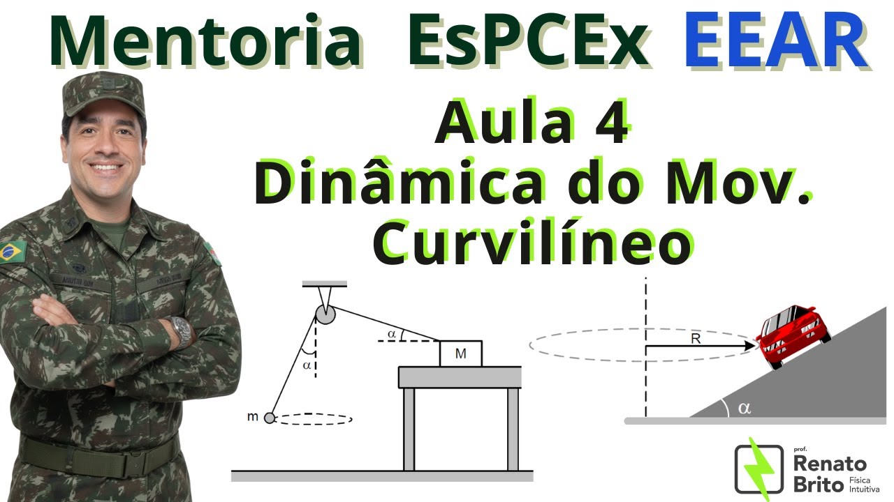 AO VIVO AGORA - MENTORIA ESPCEX 2026 - DINAMICA  DO MOV. CURVILINEO