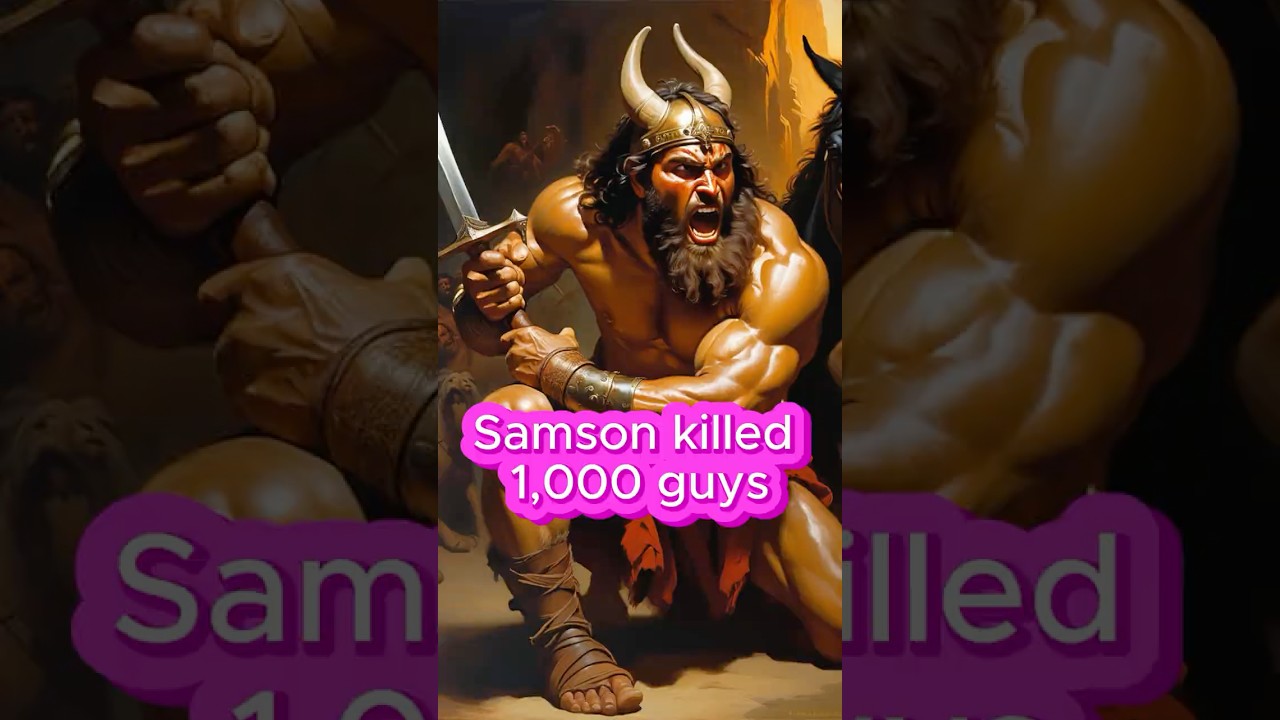 Samson’s Jawbone Rampage: 1,000 Philistines Down!