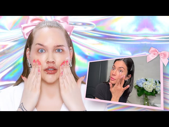 I Tried Kylie Jenner's VOGUE Makeup Routine | NikkieTutorials class=