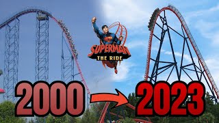 What if Superman: The Ride (SFNE) Was Designed in 2023? | Collab w/ @Casper.CoasterCreator