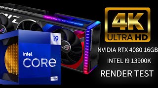 Nvidia RTX 4080 & i9 13900k Render TEST | Sony vegas pro 18