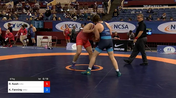 97 Kg Prelims Roy Nash NMU OTS Vs Keaton Fanning N...
