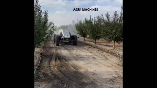 Demo Day Of Autonomous Sprayer Guss In Almonds Orchard || Made By Guss Automation Usa || #Shorts