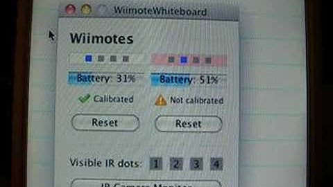 Java WiimoteWhiteboard on Mac OS X