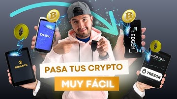 Cómo pasar tus cryptos a una hard wallet PASO A PASO🔐Ejemplo en REAL