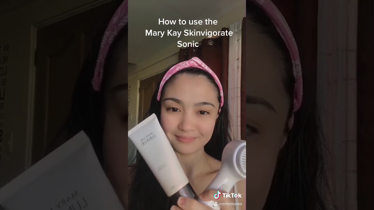 How to use the Mary Kay Skinvigorate Sonic Cleansing Brush 💓