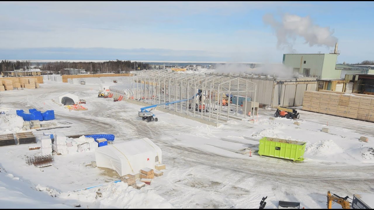 Deltech Dual-Path Continuous Dry Kiln Project at GDS in Matane, QC | Comact Timelapse