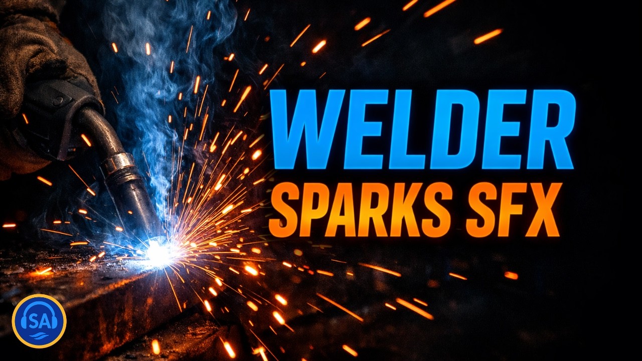 ⚡ Technology Welder Sparks Sound Effect – Industrial Metal Welding SFX ...