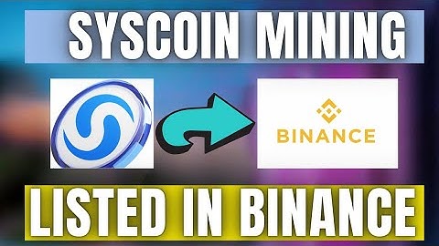 Mining Syscoin free.Binance listed.New mining platform 2023.