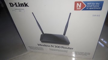 D-Link DIR-612 Wireless N300 Unboxing [4K60]