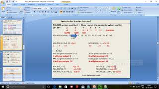 PLSQL Class8 NumberFunctions Round Part 2