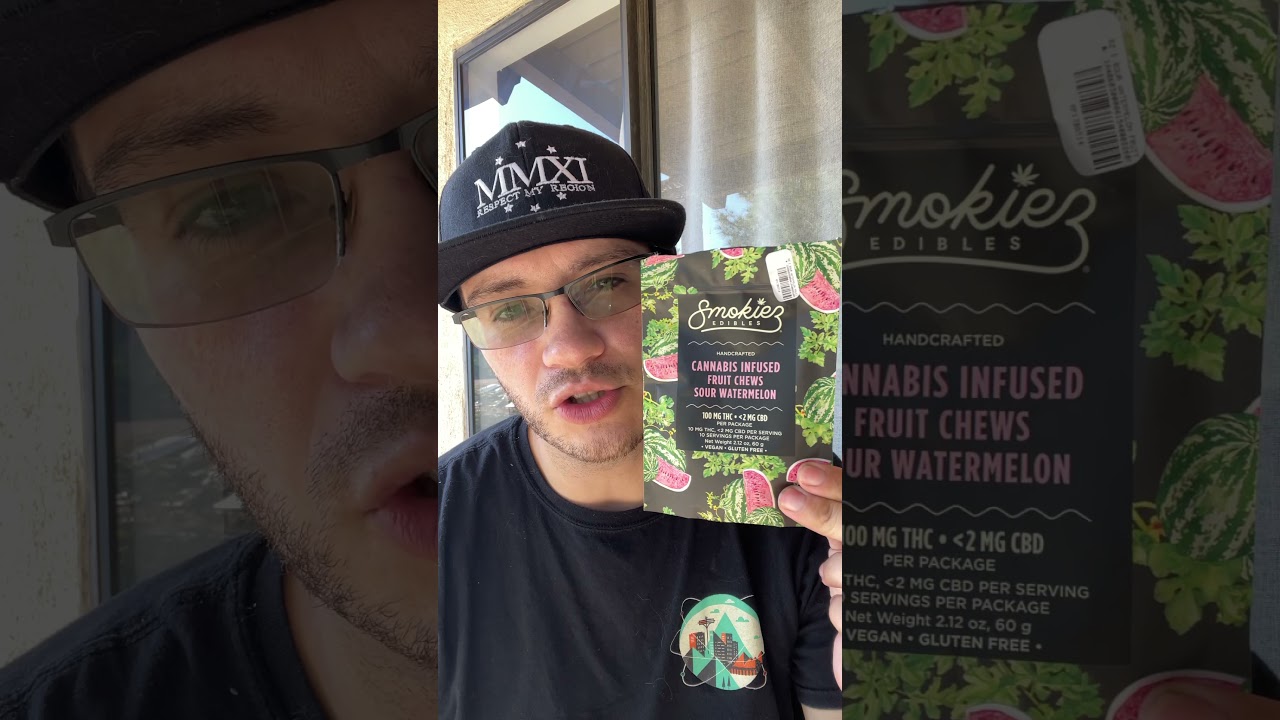 Smokiez Sour Watermelon Gummies Review Featuring Royal Greens Dispensary In Los Angeles