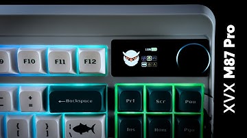 XVX M87 Pro Keyboard Sound Test and Review | Surprising Outemu White