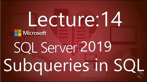 Subqueries in sql server in urdu / hindi