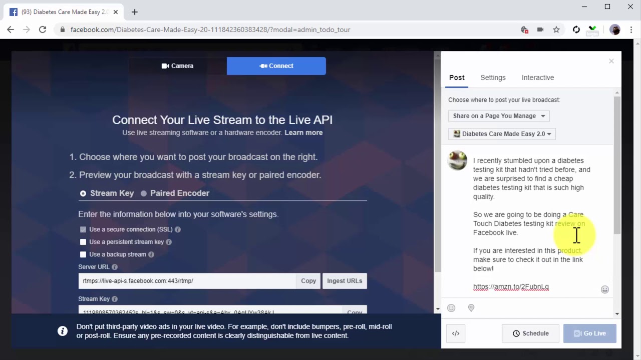 How to boost facebook live views