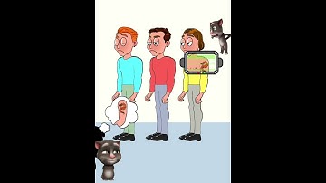 impossible date my Talkingtom 2 who is the killer  #funny #challenge  #tomtaking 2#gaming #shorts