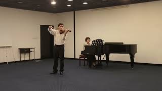 Anton Georgiev 16Y O - N Paganini - Concert No 1 1St Mvmovement Peter Hristoskov - Prelude 
