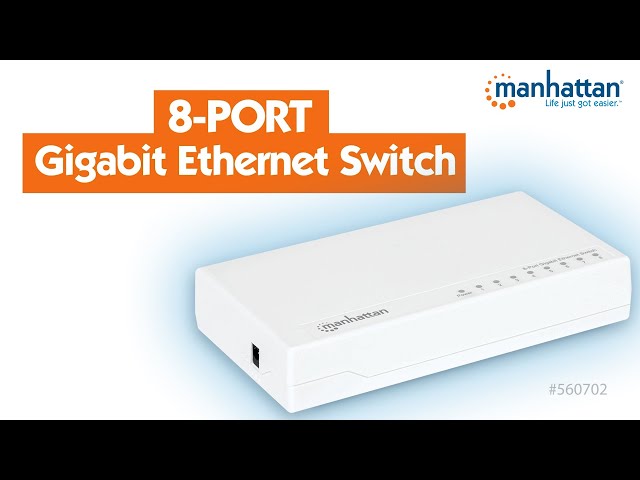 Manhattan 8-Port Gigabit Ethernet Switch (560702)