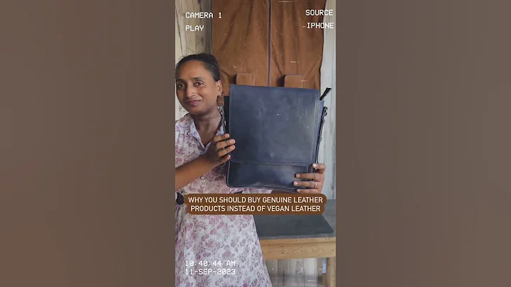 Why You Should Buy Genuine Leather Products Instead of Vegan Leather  #leatherworks #laptopbags