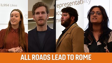 All Roads Lead to Rome - Spring 2024 CMDA Capstone Course