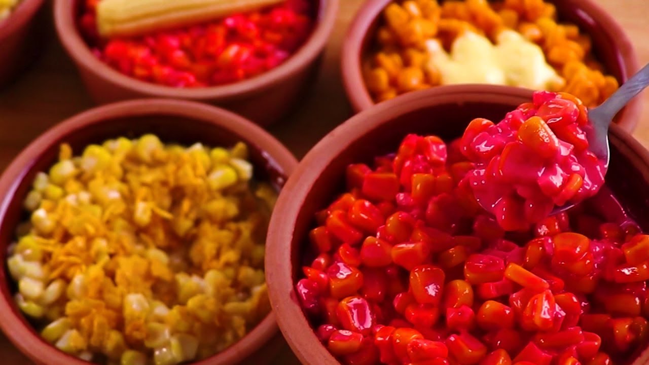 الذرة الكريمية بثلاث نكهات | Creamy Corn