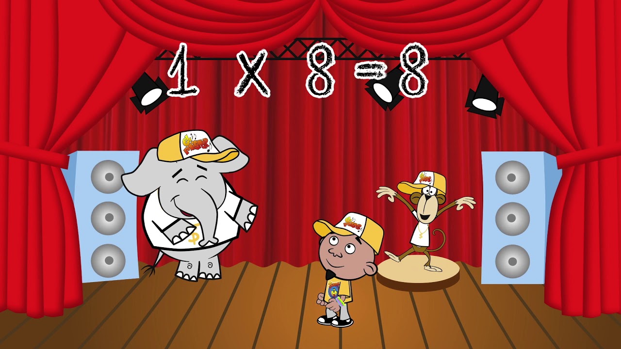 Tabla del 1 El Mister Canción para aprender a multiplicar