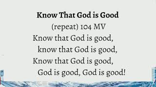 Know that God is Good (104 MV), Andy Cloutier - organ, Strathroy United Church