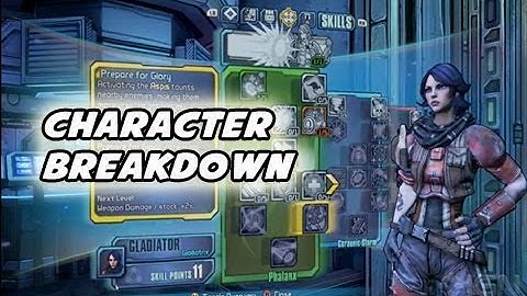 BORDERLANDS 2 - Athena The Gladiator ( SKILL TREE )