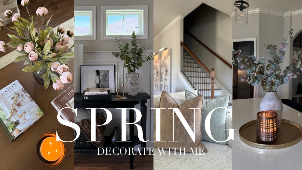SPRING DECORATE WITH ME | DECORATING IDEAS FOR SPRING - YouTube