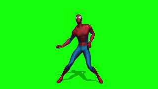Спайдермен Танцует Spiderman Dancing Green Screen Royalty Free
