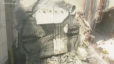 Mary the tunnel-boring machine's latest milestone in the HRBT Expansion Project