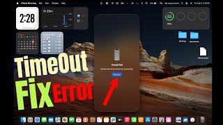 Fix Timeout Error During iPhone Mirroring | iPhone to MacBook Screen Mirroring Not Working