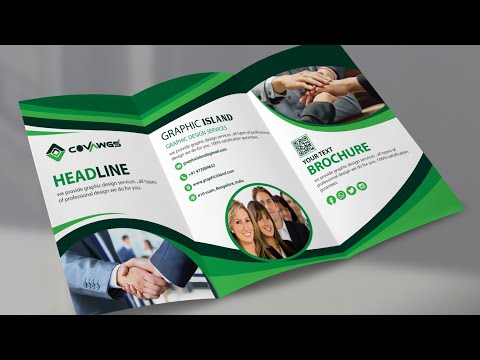 Brochure Design: Tri Fold Brochure Design in Illustrator cc