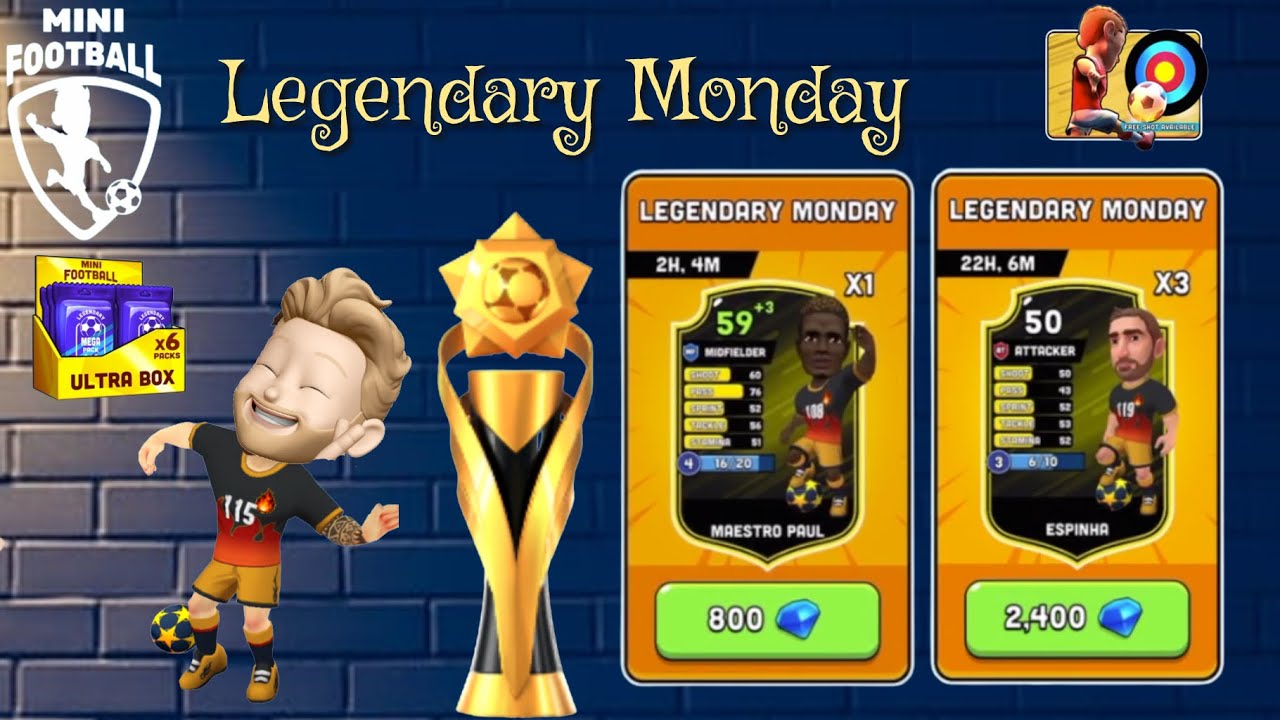 Mini Football Legend Cup ! Legendary Monday ! Maestro Paul Card x1