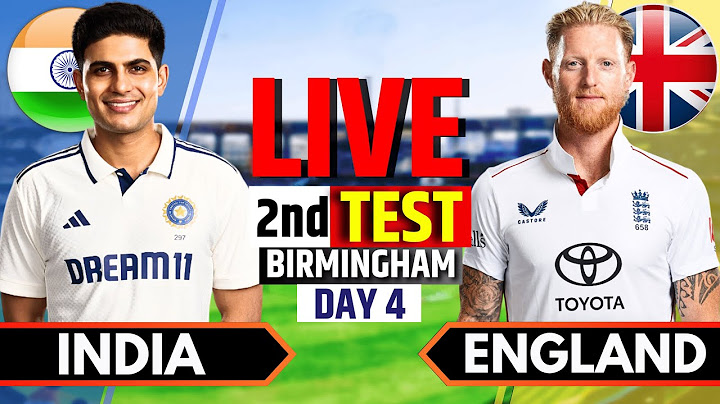 India vs England, 2nd Test, Day 4 | Live Cricket Match Today | IND vs ENG Live Match Today