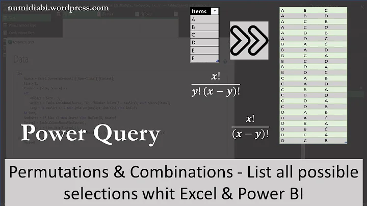 Unlock the Power of Permutations & Combinations in Excel & Power BI