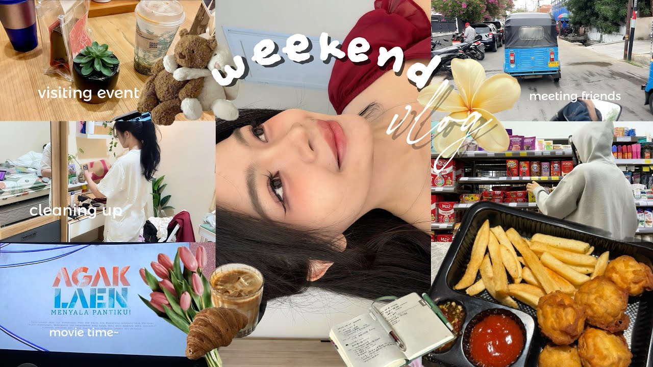 productive weekend vlog🌻//cleaning up, movie date 🍿 | talk about consistency 🔥