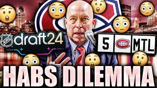 THE HABS HAVE A BIG DILEMMA HERE… 2024 NHL DRAFT PROSPECTS TALK
