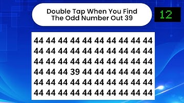 Quick Eyes Test 👁️ Find the Odd One Out 🔤 Numbers & Letters Challenge #shorts #puzzle