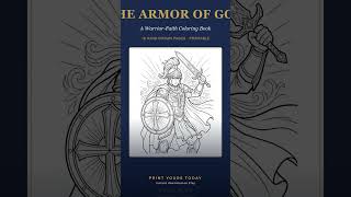 Armor of God Coloring Book | 16 Printable Christian Pages Guide