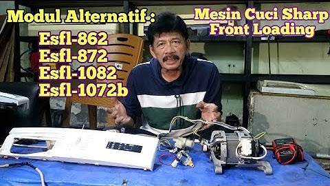 Modul PCB Alternatif Mesin Cuci Sharp Front Loading ESFL-862, ESFL-872, ESFL-1082, dan ESFL-1072B