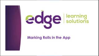 Marking Rolls in the Edge App screenshot 2