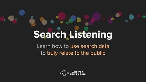 Search Listening: How not-for-profits should be using search data to truly understand the public