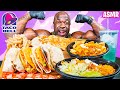 ASMR MUKBANG Taco Bell (1 of Everything on Menu) - Kali Muscle