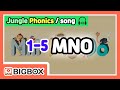 Phonics Song with Words | Alphabet Song for Kids | Single-Letter Sounds [Jungle Phonics #1-5]★BIGBOX