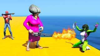 Scary Teacher 3D - Hulk vs Miss'T - اختطفت She-Hulk - لعبة الرسوم المتحركة screenshot 3